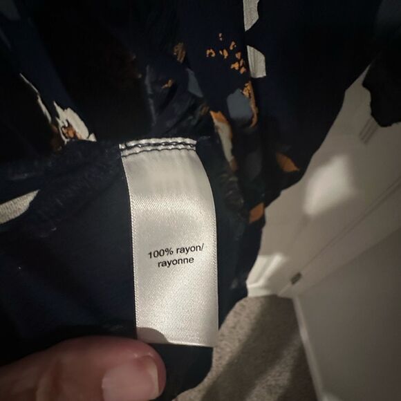 Maurices Navy Floral Kimono - Small/Medium - Picture 7 of 7